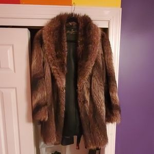 Raccoon Fur Coat Mid Length- Flemington Furs